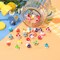 Charms, 64 Pcs Mushroom Resin Charm Beads Ornament Glow in The Dark Pendant for DIY Bracelet Necklace Jewelry Making